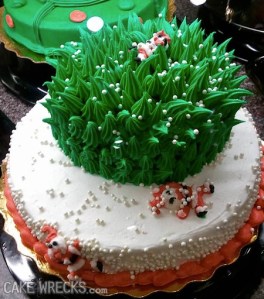 Or Santa on the seaweed as it looks to me.