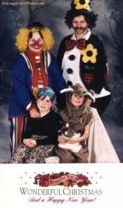 Especially with the parents dressed as freakish clowns.