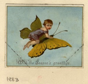 I really don't get this. I mean this looks more appropriate Easter card, not Christmas. Don't ask me.