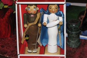 Joseph doesn't look too happy here. In fact, he seems pretty pissed off.