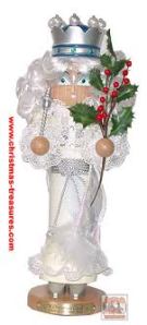 Could also pass as the White Witch of Narnia nutcracker if you're a fan of C. S. Lewis.