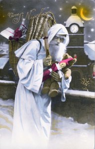 From Mashable: "You know, people often ask me, 'Santa, what do you do with the children who've been bad?' Here's the answer: I pretend I'm dead and beat them with a bunch of sticks tied up with a ribbon. Happy Christmas."