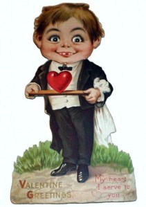 So how is this a Valentine's Day card and not one for Halloween? Seems more appropriate for that holiday.