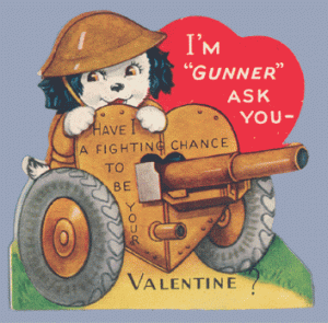 Be his or he'll blow you up with his heart machine gun.