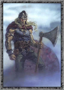 Quiet god of vengeance who can take down monsters  without injury in the process. Will survive Ragnarok.
