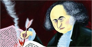 Still, I hope it's not a book he'll have to return to the library. Because he'll have to pay for it for being defaced.