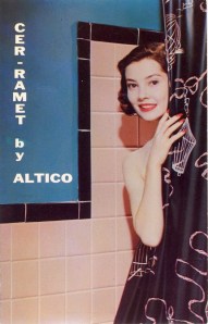 Of course, we're not sure whether she has clothes on either. But what she's wearing under the curtain is anyone's guess.