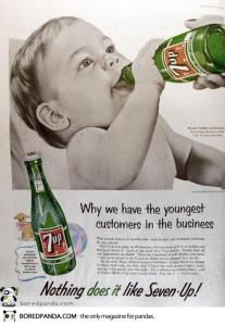 Yes, start your baby on a drink full of empty calories that will lead to early tooth decay, obesity, Type II diabetes, hyperactivity, anxiety, sleep deprivation, bone loss, heart disease, and so much more. Yeah, giving your baby pop is a good idea. Soft drinks are probably among the unhealthiest beverages on the market.