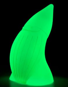 Now this doesn't seem to look like a glow in the dark gnome than it does, well, let's say a glow in a dark something else. Let's say that Sigmund Freud may have a field day with whoever designed this.