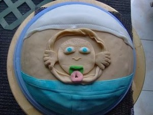 Seriously that baby looks like a monstrosity like a zombie hungry for brains. Also, I didn't know zombies could even reproduce on their own either.