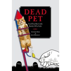 I know that the loss of a pet is perhaps one of the first sad moments a child will experience. Yet, this image of a dead cat on a rocket makes a child delightfully looking forward to his or her furry friend's demise. Still, I can't help but laugh.
