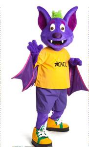 Of course, before R. B. worked as a mascot for ACC, he was once a sidekick to the Count on Sesame Street. Of course, they didn't see eye to eye and had a big falling out.