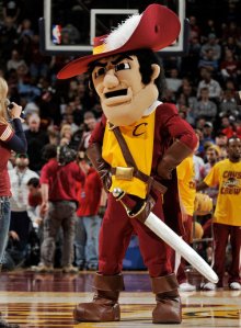 With Sir CC, all the dashing swashbuckling heroes of 17th century France are reduced to an idiotic caricature in this guy. Maybe the Cleveland Cavaliers should just stick with Moondog and dump him.