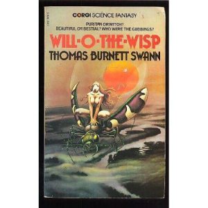 Hmm, either this is science fiction/fantasy and/or insect on human erotica. Still, the naked red haired woman's throws of physical ecstasy on the giant insect, suggests that this may be a rather disturbing relationship between them.