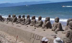 Still, despite being very close to the tide, this is actually quite good. Too bad it will be washed away though.