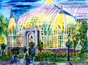 Ohio is home to the Franklin Park Conservatory in Columbus. This glass botanical palace was built in 1895 and now serves as a horticultural and educational institution showcasing exotic plant collections, special exhibitions and artworks by renown glass sculptor Dave Chihuly. Contains over 400 species in all.