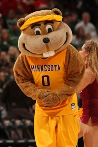 On one hand, there is some good reasons to have a gopher as a mascots. I mean we've all seen Caddyshack to know that they're pretty fast, cause a lot of damage to lawns, and can be very hard to kill in a real life version of Whack-a-Mole. However, this mascot seems more suitable for a children's show than a football game.