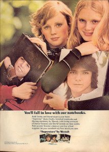 Let's just say that if you want to embarrass your mother, ask her if she actually had a notebook featuring either of these two guys. Of course, I wonder if they have one those notebooks with Michael Douglas' picture on them and if my mom had one. Then again, she probably had a notebook with Starsky and Hutch, too.