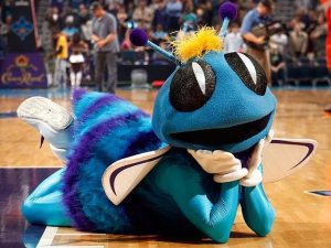 Hugo is: A. From outer space. B. Created by someone on acid. C. Became this way after falling victim to some nuclear accident that left him not only human-sized but also blue and purple with yellow hair. Or D. All of the above.