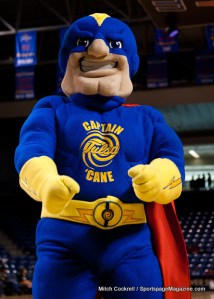 For one, there are no hurricanes in Oklahoma, yet Tulsa probably calls themselves on the age old belief that the tornado nickname was taken. Second, Captain Cane was a former student who transformed to this in an accident involving storm generated electricity. Yet, he's Tulsa's mascot since he couldn't go back to work as an electrician and that he was too lame to join the Avengers.