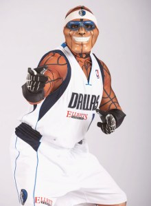 Of course, the Thing never wanted his son Mavs Man to pursue a career in showbiz. Yet, because he didn't have super powers but inherited his father's skin, Mavs Man packed up and went to Dallas where he became a mascot to the Dallas Mavericks.