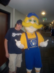 Sure he may be a beloved mascot for the Milwaukee Brewers, but his bushy old timey mustache seems to bring a rather creepy vibe to him. Really, Bernie doesn't seem to be up to no good.
