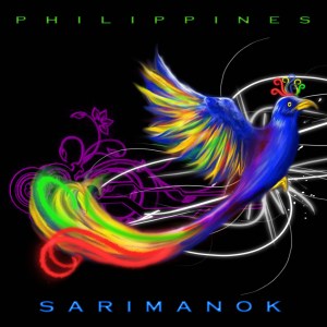 The legendary Sarimanok is a beautiful rainbow colored bird as well as a symbol of the Maranao people of the Philippines. Still, it tends to be depicted as a chicken nonetheless leading some to suspect it as created by someone on psychedelic drugs.