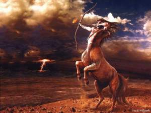 Some say that the Greeks' concept for a centaur came from seeing a bunch of guys mounted on horseback from Eastern Europe. Of course, these creatures have certain human and animal personality traits.