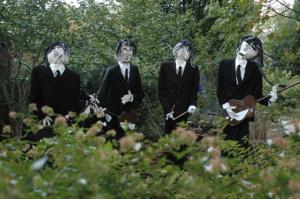 You know that I wasn't going to leave out the Beatles, did you? I always seem to have the Beatles in Sand Sculptures in Peep Dioramas for some reason.