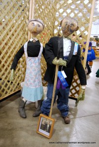 Now I'm sure Depression era farmers would have much better things to do than just make scarecrows for some contest like surviving the Dust Bowl. Still, American Gothic is a very iconic American painting.