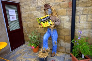 I mean no scarecrow is born with the innate ability to scare crows. Crow scaring is an art that needs to be learned.