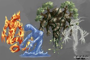 Of course, if you take the water elemental out, you get the 1970s R&B and soul music from the other three basic elements of Earth, Wind, & Fire. Of course, I'm sure that group with actual elementals won't go too well though.