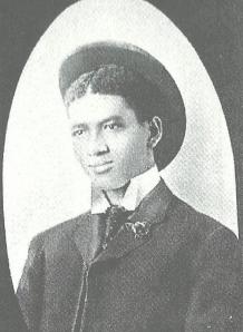 James Scott was one of the premiere African American ragtime composers in the early 20th century. A lot of his compositions were used as accompaniment in silent movies and his fortunes went in decline when talkies came around. Still, he has a rather nice hat and suit.