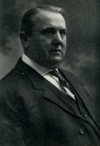 I know this is a picture of Kuehnle from 1916 but it'll have to do. Yet, he doesn't look in the way I expected him to. Wonder if he hunted animals enough to make them an endangered species.