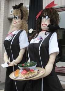 Now I'm sure these two are from a movie I've seen or something but I'm not sure where from. Still, they seem pretty creepy if you ask me. I mean they seem to hate their waitress jobs so much that they're willing to kill a few unsatisfied customers for kicks.