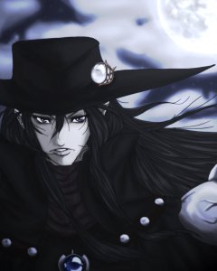 Dhampirs are basically children of vampires and humans who don't lead very nice lives. They usually tend to have uneasy tormented childhoods, have no permanent residence, and usually become vampire slayers because it's one of a few good avenues for employment. Also tend to die horribly in some stories.