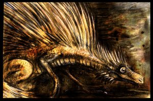 Sorry, but this isn't a dinosaur from Jurassic Park either. Just a dragon from French Folklore known to survive the Great Flood who was killed by a widower who cut its tail.