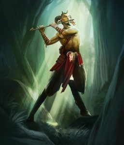 Satyrs are best known for being peaceful forest dwelling creatures known for engaging in hedonistic pleasures like music, dance, wine, and sex. In short, they're kind of like the Greek mythological equivalent of hippies. Yet, why is there one in C. S. Lewis Narnia series I have no idea.