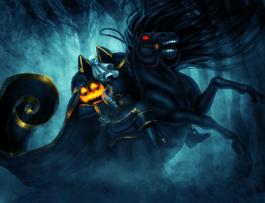 While best known as the scary ghost that drove out Ichabod Crane from Sleepy Hollow, the Headless Horseman has been a motif in European Folklore since the Middle Ages. Has appeared in the poem "Sir Gawain and the Green Knight" as well as in the tales of the Brothers Grimm.