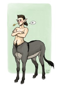 Now the Onocentaur may be similar to the standard Centaur except that it's part donkey. However, it has a very violent temper and sometimes conspires with the Sirens to attack sailors in ships. 