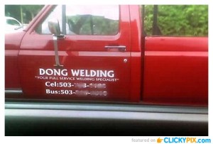 When choosing an appropriate name for a business, make sure yours doesn't refer to synonym for genitalia. Also, I'm sure this business name makes men cringe if they don't know anyone named Dong.