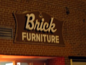 Let's just say, you wouldn't expect a anything from Brick Furniture to be very comfortable. In fact, quite the opposite.