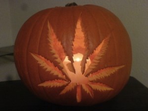 Now I'm sure police wouldn't want to search your house if they saw that pumpkin carving would they? Of course, that only goes for people who live outside of Colorado and Washington.