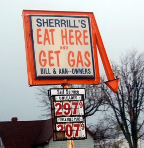 I know this is a rest stop, but the word "gas" has another meaning than just fuel for the car. Remind me not to order anything with beans at this place if you know what I mean.