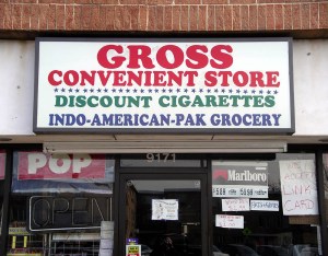 At least this place lives up to the reputation of most convenient stores. Let's just say people are scared enough of convenient store food as it is. Not to mention, "Gross," isn't a name you'd want to use on a business sign.