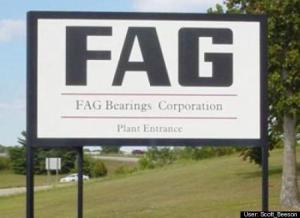 This is a ball bearings company in Germany and apparently FAG is an abbreviation for a German saying. Yet, in English, "fag" is short for "faggot," which is a derogatory slur to gay people.