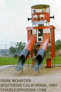 This is actually one of the few American playground pieces on this list. Still, it doesn't seem to look very friendly or has some sneaky side. Also, its walls remind me of a prison.