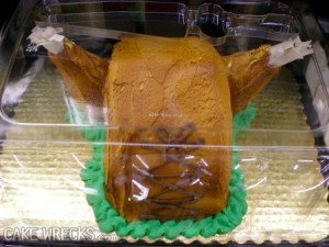 Of course, I'm quite sure that turkeys certainly don't have their legs stretched out like that. Still, doesn't look right for some reason.