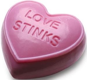 Of course, you don't want to give this soap to your sweetheart on Valentine's Day would you? Might send the wrong message.