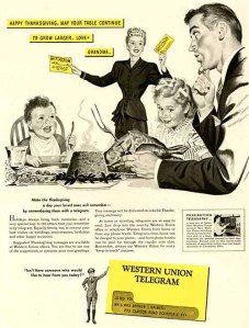 Of course, while the creepy younger boy can't wait to eat, the girl doesn't seem too keen of eating a piece of steaming nightmare loaf. Oh, and Grandma forgives Dad for sending her to that rest home.